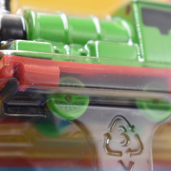 Percy 6 Green Engine ERTL Diecast Thomas & Friends Wooden Railway Train 2000 New - Picture 7 of 12